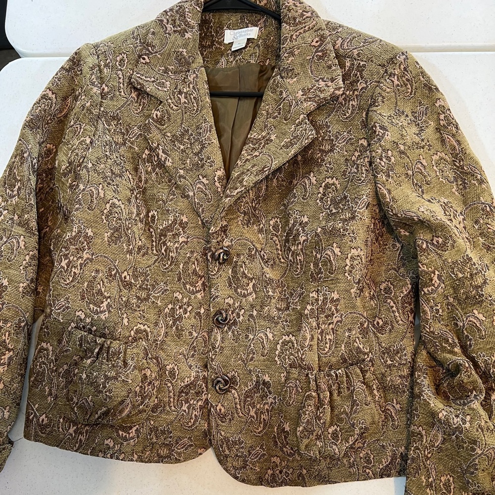 Elegant Paisley Women's Blazer